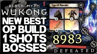 Black Myth Wukong - How to Kill Bosses in 1 Attack - New Best BROKEN OP Build Weapon Combo Guide!