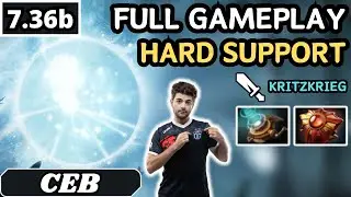 7.36b - Ceb IO Hard Support Gameplay - Dota 2 Full Match Gameplay