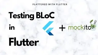 Testing BLoC in flutter | How to test BLoC in flutter | BLoC and Flutter #testing @aseemwangoo