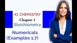 XI CHEMISTRY Chapter No 1 (Stoichiometry) Examples 1.7 in Hindi