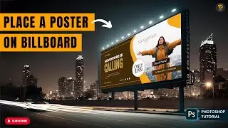 Place a Poster On Billboard | Perspective Tool Tutorial 2025