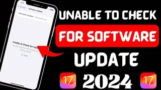 Fixed ✅An error occurred while checking for software update iphone 2024 | iOS 17.2