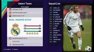 eFootball PES 2021 REAL MADRID 2003-2004 Classic Teams - Ps4/Ps5