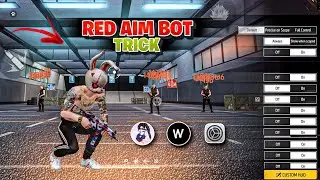 UMP ( AIM BOT TRICK ) ⚙️ || RED NUMBER SMG TRICK FREE FIRE