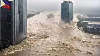 Philippines is calling for help! The river burst its banks, Manila sank under 10 meters of water