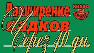 Матководство ч.17. Расширение садков через 40 дней.