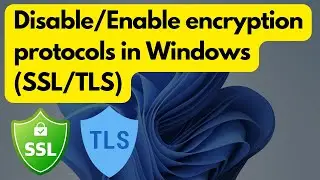 Disable or Enable encryption protocols in Windows (SSL or TLS) using IIS Crypto