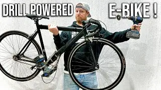 DIY Electric Drill-Powered Bike vs $2000 E-Bike: Who Will Win?