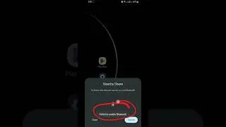 Nearby share not working (Failed to enable Bluetooth)