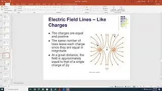 Electric field lines and drawing fields