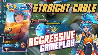 FANNY STRAIGHT CABLE MASTERY!! SOLO RANK GAMEPLAY | MLBB