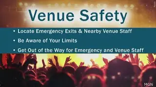 Local venue manager gives tips for concert safety