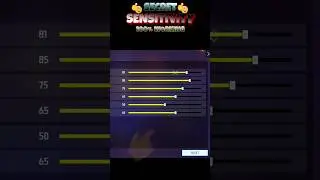 Free Fire Sensitivity settings || Free Fire max sensitivity || ff sensitivity 
