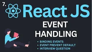 Event Handling in ReactJs Tutorial | Complete React Course #7