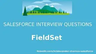 Salesforce Interview Questions  -  FIeldSet