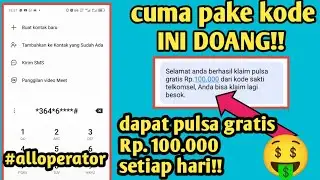 TERBARU, KODE DIAL PULSA GRATIS KARTU TELKOMSEL 2024 - CARA DAPAT PULSA GRATIS TELKOMSEL 2024