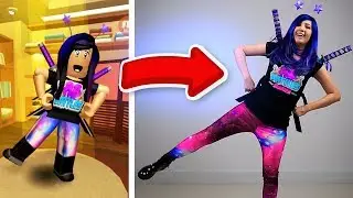 DRESSING UP AS MY ROBLOX CHARACTER SABRINABRITE IN REAL LIFE! (Roblox)