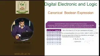 Canonical Boolean Expression | Kundan Kumar 