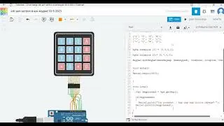 Interfacing arduino with keypad and changing pin configuration of arduino for keypad accordingly  Re