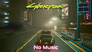 🏎️ Porsche 911 🌫️ Fog in Night City 🔇 NO Music • Cyberpunk 2077 • 2K Ultra Quality • RTX 4090