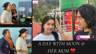 A day with moon & her mom ♥️