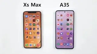 iPhone XS Max vs SAMSUNG A35 5G - Speed Test!