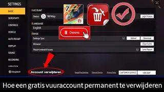 Hoe u uw Free Fire-account permanent verwijdert || Verwijder uw Garena Free Fire-account