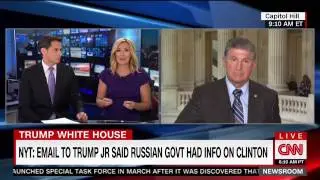 Manchin Talks with CNN's John Berman and Poppy Harlow about the News of the Day