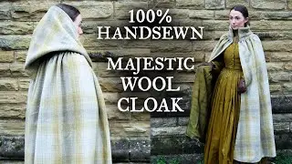 I Hand Sewed a Majestic Winter Wool Cloak