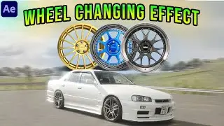 Car Wheel Changing Effect in After Effects