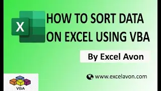 How to Sort Data on Excel using VBA - Excel Avon