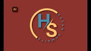 How to Create Stunning HS logo Design in Adobe Illustrator