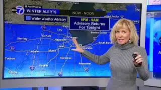 2 Winter Weather advisories Monday for snow, freezing rain