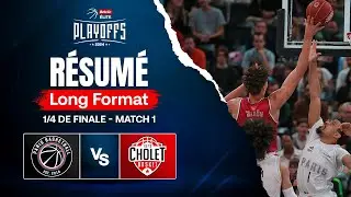 SALAÜN EN FEU, PARIS EN DANGER ? 🌋 Paris vs Cholet - Résumé - 1/4 de finale Betclic ELITE Match 1