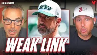 Why Aaron Rodgers is New York Jets BIG “WEAKNESS” in 2024 | Colin Cowherd NFL