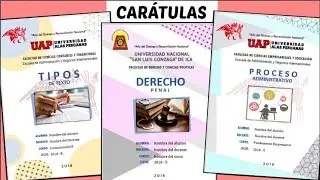 CARÁTULAS EN WORD (4 Diseños) - TUTORIAL fácil paso a paso | Shirlhy