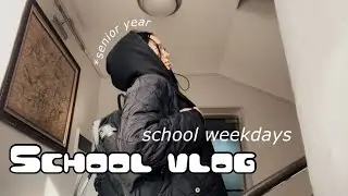 School Vlog #59 | busy school days in my life, senior year 🪿