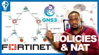 Firewall Policies and NAT (Policy vs Central NAT, SNAT, DNAT... ) on FortiGate | GNS3 Lab