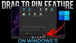 New Drag To Pin Feature On Windows 11 | Techtitive