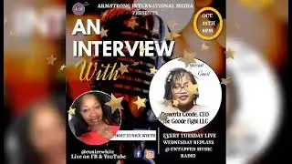 AN INTERVIEW WITH DEMETRIA GOODE OF THE GOODE FIGHT LLC 10/25/22 LIVE AT 8PM EST