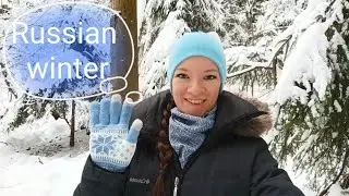 Russian winter | Moscow walks | Slow Russian conversation