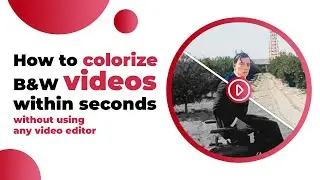 How to colorize black and white videos without using any video editor