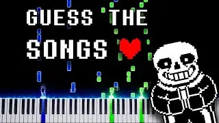 Guess Undertale Music on Piano! (50 Songs)