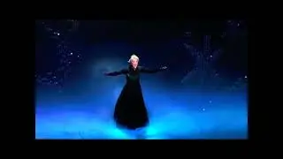 Caissie levy let it go transformation #elsa #broadway #stageshow #transformation