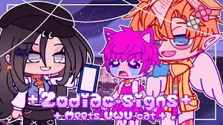 ✧ Zodiac signs meets UWU cat ✧ || Gacha Club || ⚠ Read Description ⚠