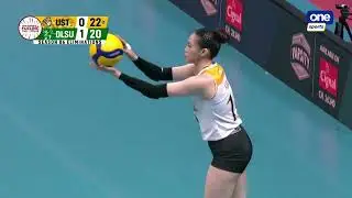 UST GETS SECOND SET vs DLSU 💥 | UAAP SEASON 86 WOMEN'S VOLLEYBALL