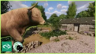 Cozy HIGHLAND CATTLE Cottage | Barnyard Special | Planet Zoo