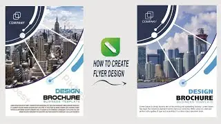 How To Create Flyer Design in CorelDraw|  Business Flyer Design in CorelDraw | Awais Graphics