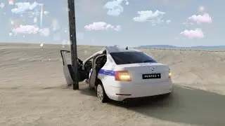 ПОГОНЯ НА SKODA OCTAVIA ДПС или ОДИН ДЕНЬ ИЗ ЖИЗНИ ДПС ШКОДЫ В BEAMNG DRIVE