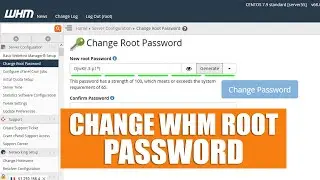 [🔴LIVE] HOW TO CHANGE WHM ROOT PASSWORD? [EASY GUIDE]☑️